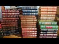 Unboxing a huge leather book collection