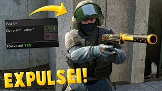 EXPULSEI MEU AMIGO DA PARTIDA! - CS:GO COMPETITIVO