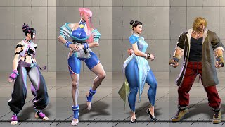 Street Fighter 6 - All Characters Idle Animation