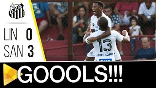 Linense 0 x 3 Santos | GOLS | Paulistão (17/01/18)