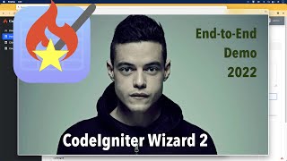 CodeIgniter Wizard 2.x for Mac End-to-End Demo (2022-23)
