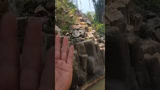 amazing rock formations like palms | pillar stone | columnar joint rock #stone #village