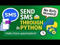 🔴  Send WhatsApp Messages with Python (No Bots, No Twilio) | SMS automation -Live 2025 (E-23) 