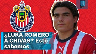 🔥 LUKA ROMERO, EN LA MIRA DE CHIVAS: La alternativa si Orbelín Pineda no firma ⚽😱