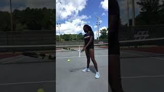 Practice by yourself not to open the racket face whiles hitting forehand #shorts #tennis #subscribe