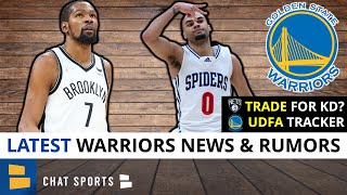 Warriors Rumors NOW: Kevin Durant FRUSTRATED With Nets | Warriors Trading For KD? Warriors UDFAs
