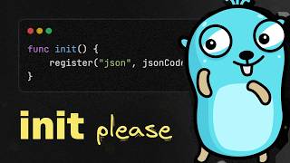 Clean package setup in Go using the init function