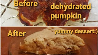 Lazy Delicious Pumpkin Dessert+ How To Reconstitute Pumpkin Leather