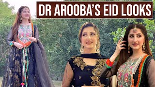 Dr Arooba's looks on Eid ul Adha