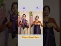 which scarf hack is best a or b✨ hacks scarf hack fashion styling style shortvideo shorts