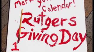 Mark Your Calendar for Rutgers Giving Day (November 29, 2016)!