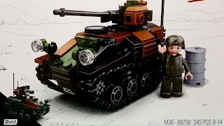 Unboxing Lego Tank Wiesel 1 MK 20 20 - mm & Tank Wiesel 1 TOW (Lego Sluban M38 - B0750)