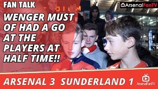 Wenger Must Of Had A Go At The Players At Half Time!! | Arsenal 3 Sunderland 1