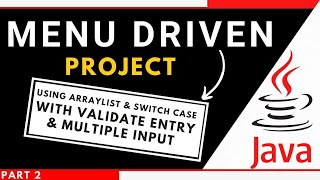 How to make Menu Driven Program in java using switch case and do-while loop |(part 2) | #DECODEIT
