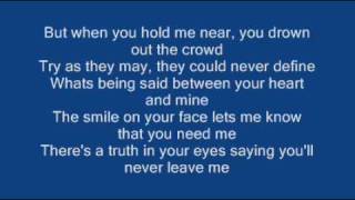 Ronan Keating - When You Say Nothing At All ( Lyrics)