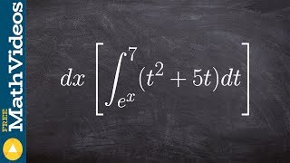 Evaluate the integral with e as the lower bound