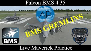 🔴 Falcon BMS 4.35 - Online Maverick Practice