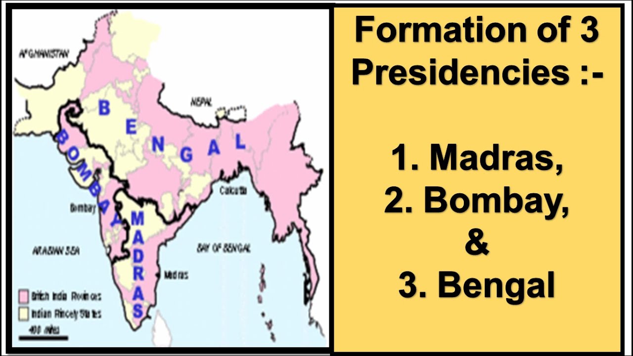 Formation Of 3 Presidencies In India By East India, Pankaj Sir I Clear ...