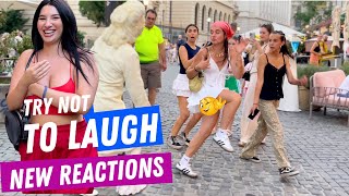 What Happens When You Prank Beautiful Girls in Bucharest with a Human Statue?