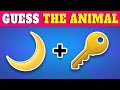 Guess the ANIMAL by Emoji? 🐶🫎 Quiz Rainbow