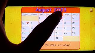 Starfall: The "August 10, 2023" Calender