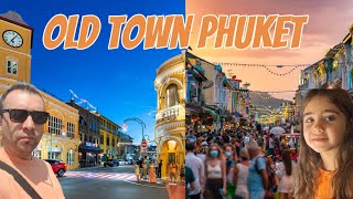 Tayland phuket old town da ( sunday pazar ) gezdik inanılmaz lezzetler