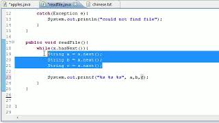 Java#81 Reading from Files