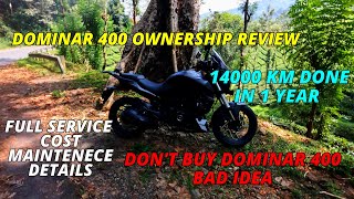 Dominar 400 ownership review | 1 year  review | dont buy dominar 400   #userexperience #dominar400