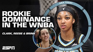 SUPER ROOKIES 🤩 Caitlin Clark, Angel Reese & Cameron Brink putting on a SHOW in the WNBA | NBA Today