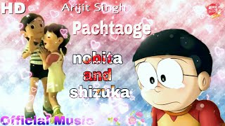 SAD SONG💔💕 | NOBITA_&_SHIZUK | cartoon Song | Pachtaoge | Arijit_Singh (1080pHD)