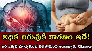 మీ శరీరంలో అధిక బరువుకి కారణం ఇదే! Bad Cholesterol | Cholesterol | Weight Loss Journey | Weight Gain