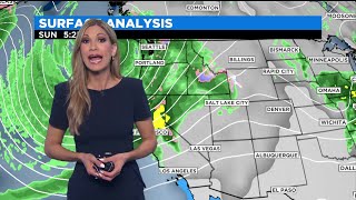 CBS2, KCAL9 Meteorologist Olga Ospina has details for the storm approaching the Southland