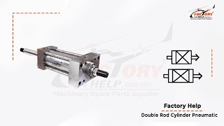FactoryHelp - Double Rod Cylinder Pneumatic