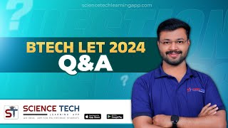 B TECH LET 2024 Q\u0026A