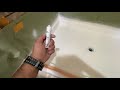 reglazing a fiberglass shower pan to look like new how to reglaze a fiberglass shower pan