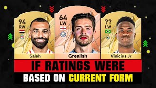 IF RATINGS Were Based on CURRENT FORM! ft. Grealish, Salah, Vinicius…