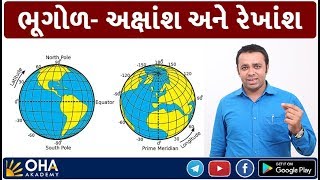 ભૂગોળ- અક્ષાંશ અને રેખાંશ