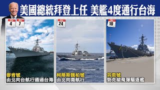 【每日必看】台海美中角力戰場 拜登上任美艦四度過台海@中天新聞CtiNews 20210408