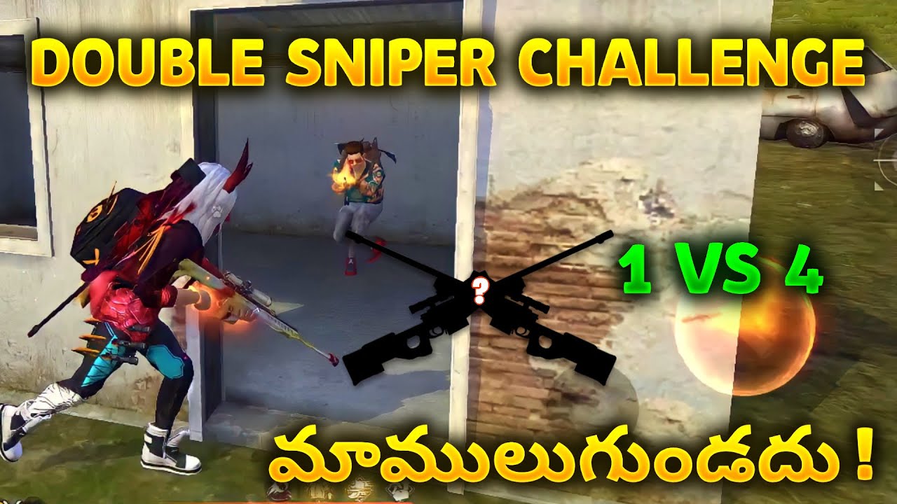 Double Sniper Solo Vs Squad Unstoppable Op Gameplay - Garena Free Fire ...