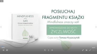 Tomasz Kryszczyński - Wprowadzenie do METTY - ŻYCZLIWOŚĆ