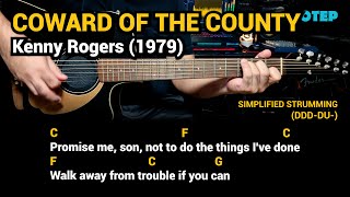 Coward Of The County - Kenny Rogers (1979) Easy Guitar Chords Tutorial with Lyrics