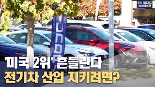 '미국 2위' 흔들린다.. 한국 전기차 산업 대책은? (2022.12.29/뉴스데스크/울산MBC)