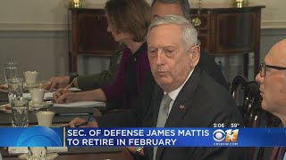 Defense Secretary James Mattis Resigns