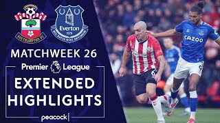 Southampton v. Everton | PREMIER LEAGUE HIGHLIGHTS | 2/19/2022 | NBC Sports
