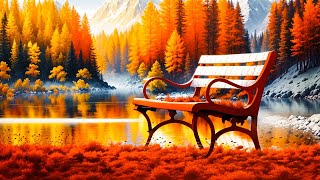 Relaxing Autumn November: Discover New England's Beautiful Fall Foliage 🍁Great Relaxing Music.