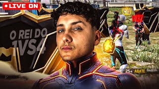 🌪 🎉ACHEI A SENSI NO 1VS 4 NA RANK !!   !  🎉 🌪 FREE FIRE AO VIVO 🔥 ONEXT 🔥