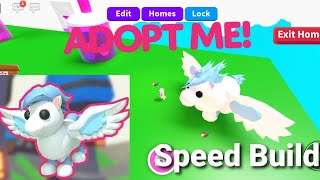 [speed Build] How to Build a Winged Horse (Pegasus) in Adopt Me! | Roblox #adoptme #wingedhorse