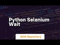 python selenium wait