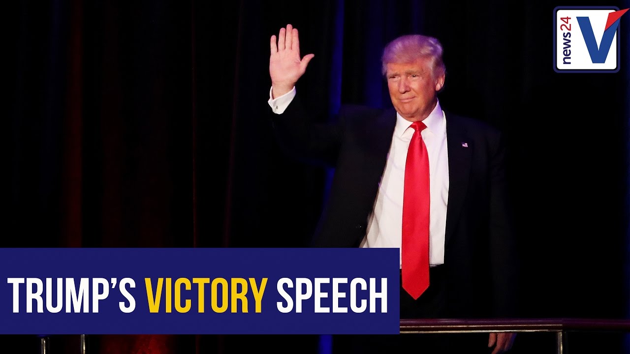 WATCH: Donald Trump Delivers Victory Speech After Winning US Election ...