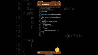 Java Programming Tutorial: Print Table of a Given Number | QUICK TECH POINT #quicktechpoint